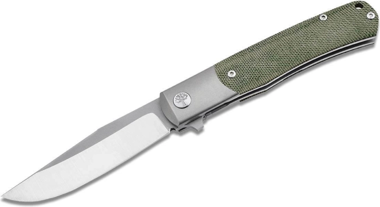 Böker Manufaktur Solingen Trapper TRPPR micarta składany nóż kieszonkowy 8,2 cm zielony