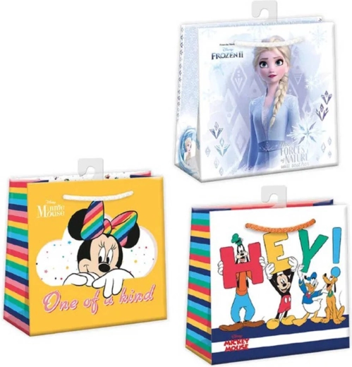 Papierowa torba prezentowa Argus Frozen 2 / Minnie Mouse / Mickey Mouse 16 × 16 cm - 1 sztuka