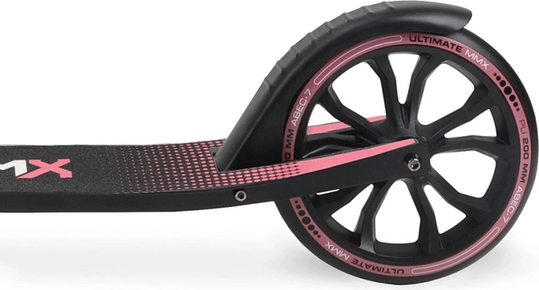 Duże koła 205 mm i łożyska ABEC‑7 dla płynnej jazdy