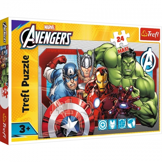 Puzzle 24 Maxi – MARVEL Avengers – Sprawiedliwi