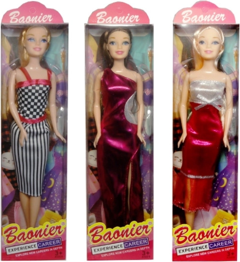 Lalka w eleganckiej sukience