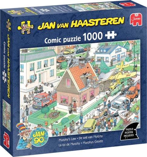Puzzle Jumbo Jan van Haasteren: Prawa Murphy’ego 1000 elementów