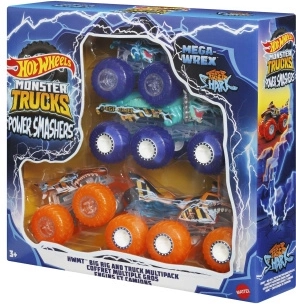Zestaw samochodów Hot Wheels Monster Trucks Power Smashers