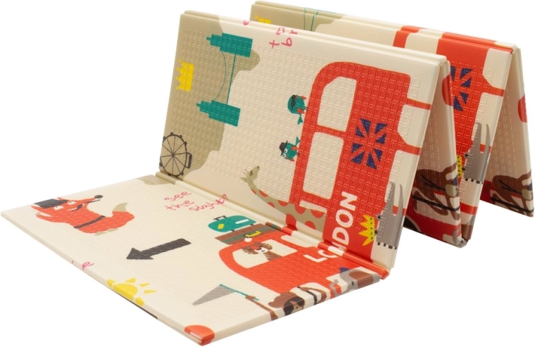 Wielofunkcyjna składana piankowa mata do zabawy PlayTo Londyn