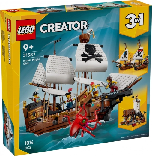 LEGO Creator 3 w 1 legendarna piracka łódź