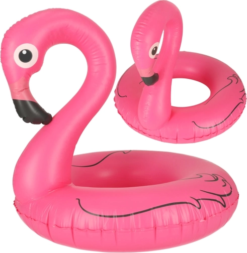 Nadmuchiwany koło flaming 70 cm, udźwig 50 kg