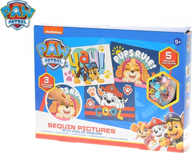 Zestaw mozaikowy PAW PATROL – błyszczące obrazki dla dzieci