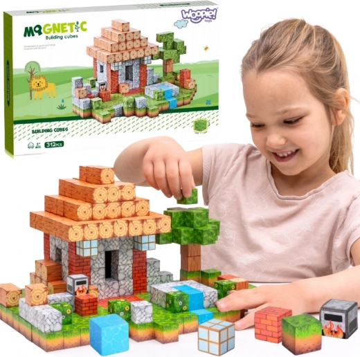 woopie magnetyczne klocki świat klocków 108 szt.