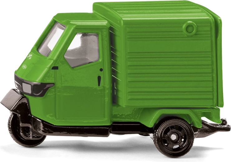 Siku Piaggio Ape verde – metalowy model trójkołowca