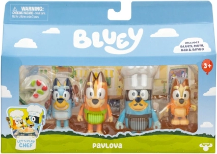 Zestaw figurek Bluey Czas na deser - 4 szt.