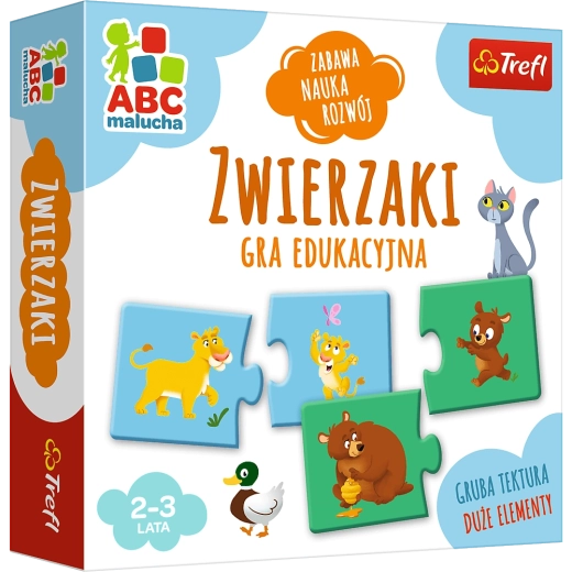 Edukacyjna gra Zwierzątka ABC Malucha od Trefl