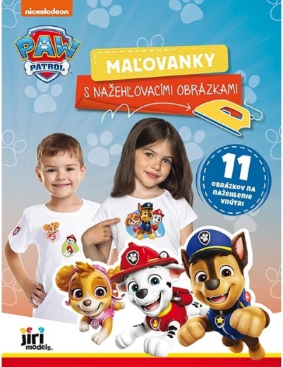 Kolorowanki z naprasowywanymi obrazkami PAW PATROL