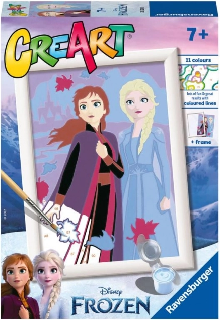 CreArt Disney Kraina Lodu – Siostry na zawsze malowanie po numerach