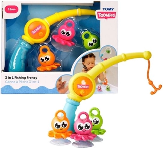 Tomy Toomies wędka na ośmiorniczki do kąpieli 3 w 1