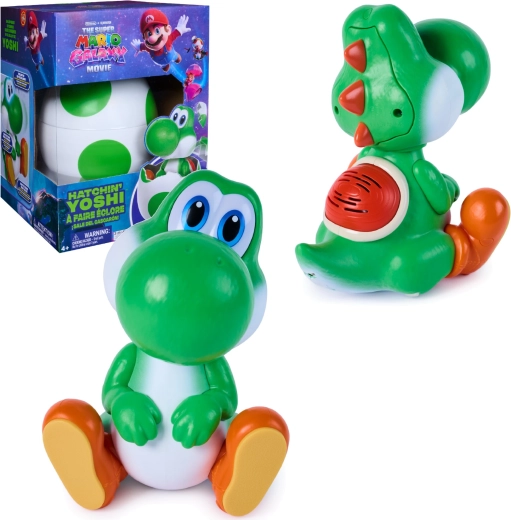 Spin Master Super Mario Galaxy Hatchin’ Yoshi interaktywna figurka w jajku – 1 szt.