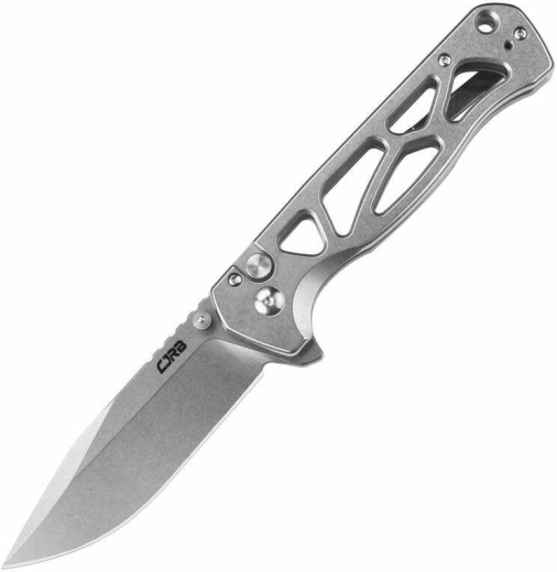 CJRB Chord Steel taktyczny nóż składany 8,8 cm, stonewash, całostalowy
