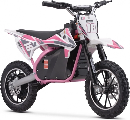Dziecięcy motocykl elektryczny TRAIL KING różowy