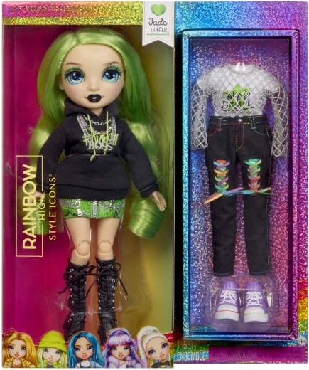 Rainbow High modna lalka Jade Hunter z 2 stylizacjami