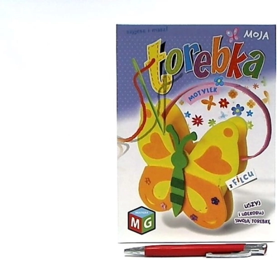 MOJA TOREBKA filcowa torebka Motylek