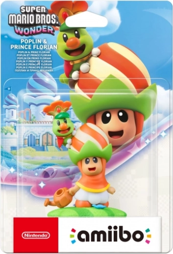 Amiibo Super Mario Bros. Wonder Poplin i książę Florian