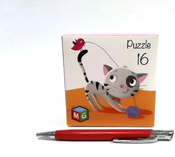 Puzzle 16 elementów – kotek