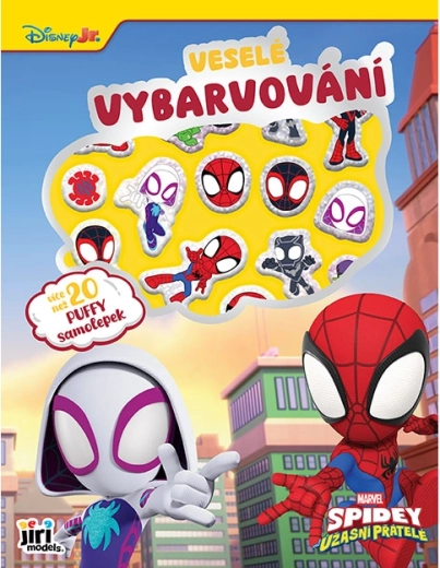 Wesołe kolorowanie z super naklejkami Spidey