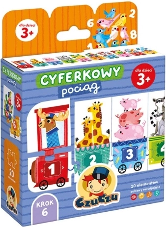 CzuCzu Cyferkowy pociąg – puzzle do liczenia do 10