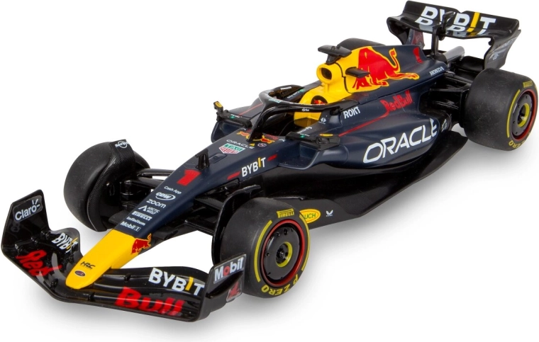 Model samochodu Formuły 1 Oracle Red Bull Racing RB19 w skali 1:32, ciemnoniebieski