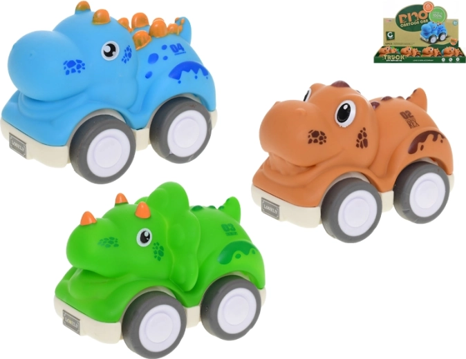 Dinozaur na napęd wsteczny 10 cm dla najmłodszych dzieci