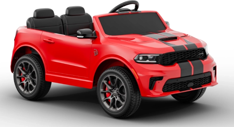 Dziecięce elektryczne autko Dodge Durango czerwone