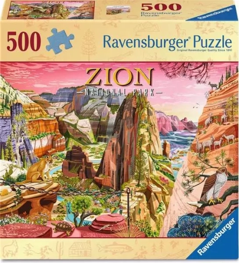 Puzzle Ravensburger Park Narodowy Zion 500 elementów