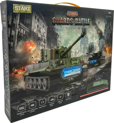 STARX rc bitwa czołgów 2,4 GHz – pole bitwy (2 czołgi)
