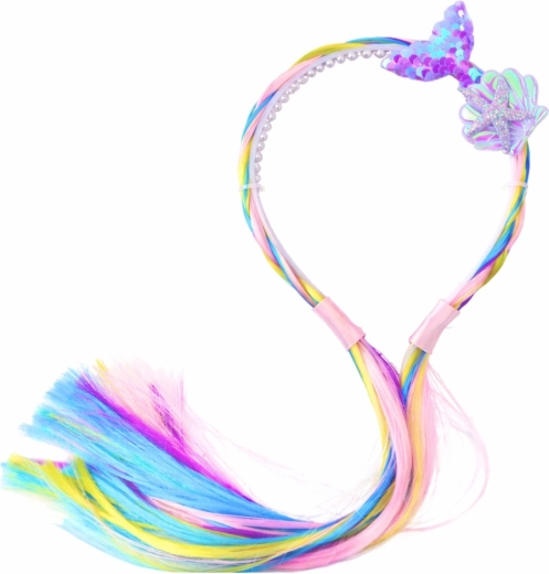 Magiczny tęczowy warkocz
