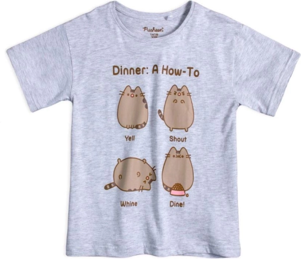 Szara koszulka Pusheen