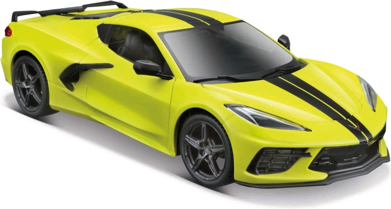 Maisto Chevrolet Corvette Stingray coupe Z51 2020 żółty 1:24