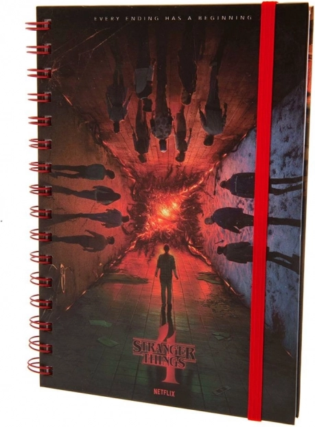 Notatnik spiralny Stranger Things 4