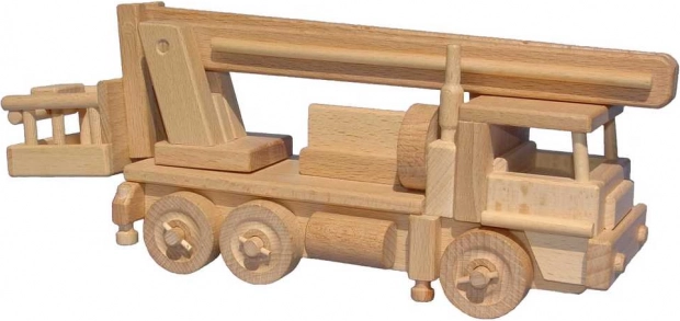 Duże drewniane auto z platformą Ceeda Cavity