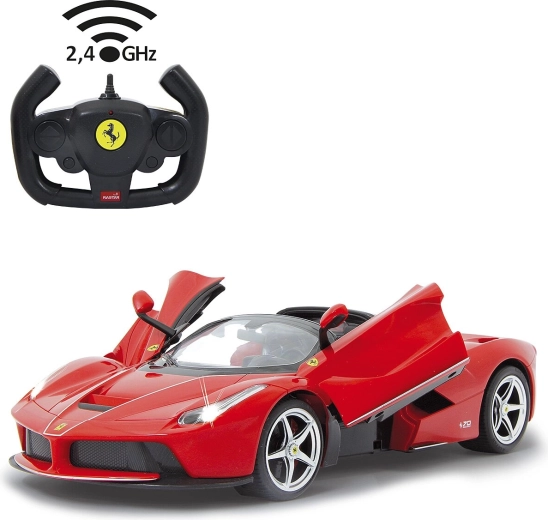 Jamara Ferrari LaFerrari Aperta RC samochód 1:14 2,4 GHz czerwony z funkcją driftu