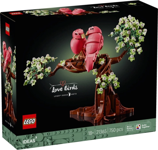 LEGO Ideas Zakochane ptaszki 21365 zestaw konstrukcyjny