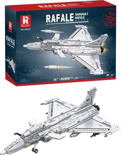 Zestaw konstrukcyjny myśliwca Dassault Rafale – 2099 elementów