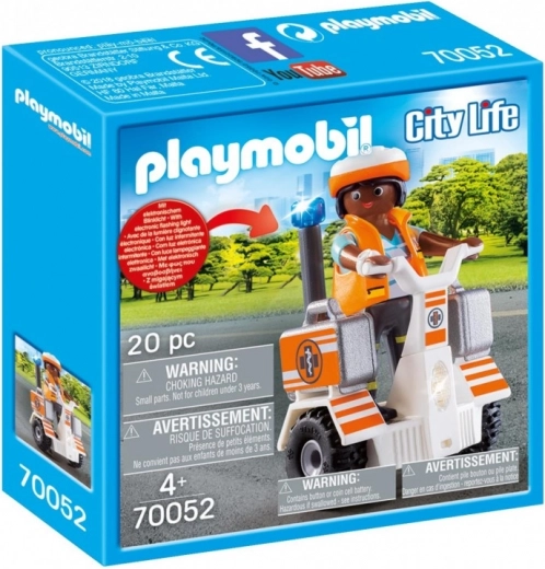 Playmobil City Life ratownik na segwayu z akcesoriami