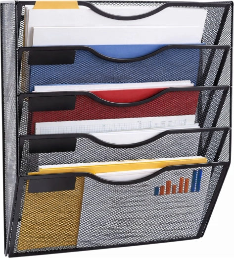 Pięć kieszeni A4 dla maksymalnej przejrzystości