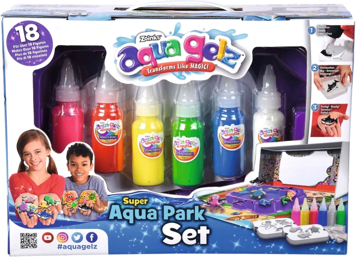 Sceneria aquaparku do zabawy i ekspozycji