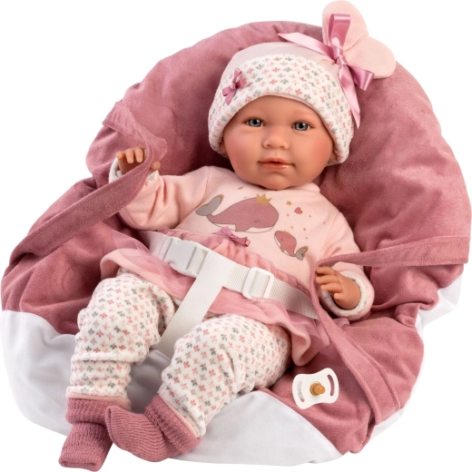 Miękkie nosidełko z trzypunktowym pasem