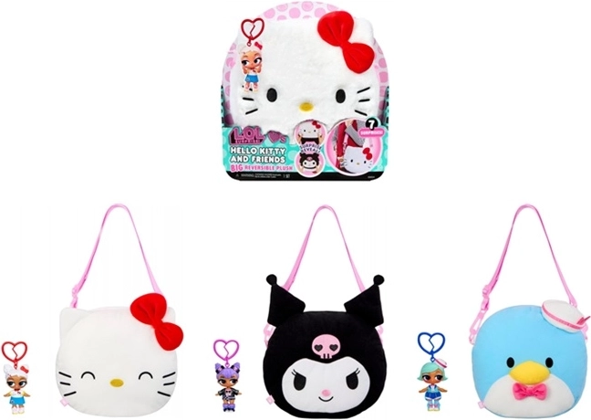 L.O.L. Surprise! x Hello Kitty duża maskotka, mix wariantów - 1 sztuka