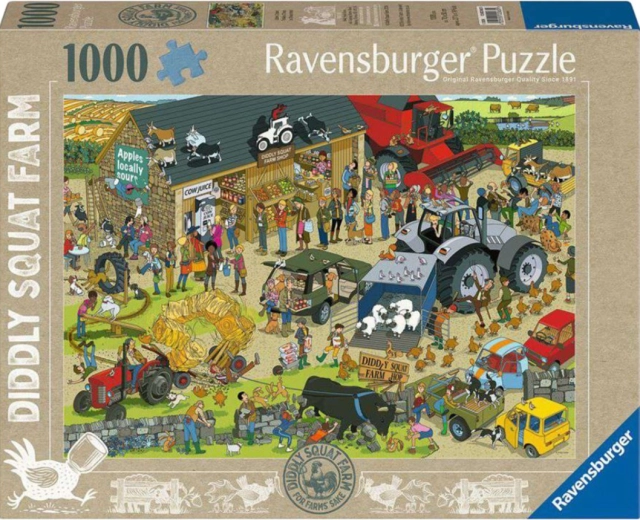 Ravensburger Puzzle Farma Diddly Squat Shop 1000 elementów