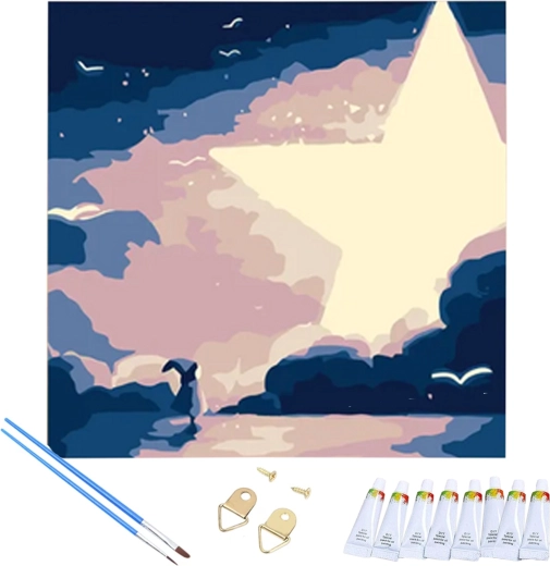 Kompletny zestaw malarski gotowy do użycia