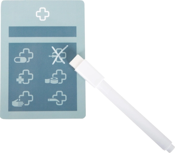 Zapisowalne karty pacjenta z mazakiem