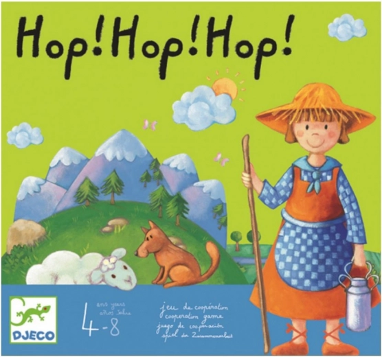 DJECO Hop! Hop! Hop! gra planszowa