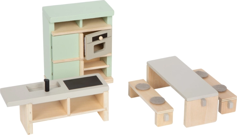 Nowoczesna kuchnia i kącik jadalniany